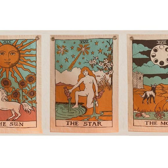 The Sun, Moon and Star Tarot Tapestries Wall Decor - Picture 6 of 6